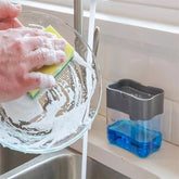 Soap Dispenser, 3 in 1 Soap Dispenser, Dish Soap Dispenser, Dish Cleaner